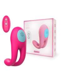 Розовое виброкольцо с пультом ДУ - I-MOON - в Майкопе купить с доставкой