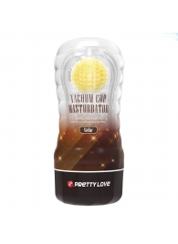 Прозрачный текстурированный мастурбатор Vacuum Cup Masturbator Stellar - Baile - в Майкопе купить с доставкой