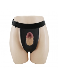 Полый страпон на регулируемых трусиках Houston - 17,5 см. - Baile - купить с доставкой в Майкопе