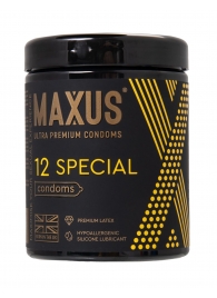 Презервативы с точками и рёбрами MAXUS Special - 12 шт. - Maxus - купить с доставкой в Майкопе