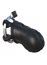 Черный замок верности Extreme Silicone Cock Blocker - Pipedream - купить с доставкой в Майкопе