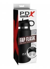 Черный мастурбатор в виде бутылки Fap Flask - Pipedream - в Майкопе купить с доставкой