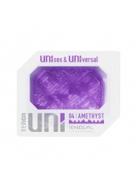 Фиолетовый мастурбатор-стимулятор Tenga Uni Amethyst - Tenga - в Майкопе купить с доставкой