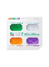 Набор из 4 мастурбаторов-стимуляторов Tenga Uni Variety Pack - Tenga - в Майкопе купить с доставкой