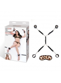 Леопардовая фиксация на матрас для рук и ног Classic Bedspreader - Lux Fetish - купить с доставкой в Майкопе
