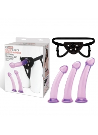 Тренировочный набор с тремя насадками Pegging Training Set - Lux Fetish - купить с доставкой в Майкопе