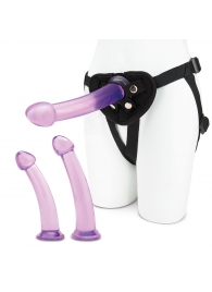 Тренировочный набор с тремя насадками Pegging Training Set - Lux Fetish - купить с доставкой в Майкопе