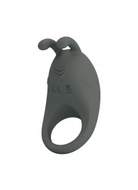 Серое эрекционное кольцо с вибрацией Master Ring - Baile - в Майкопе купить с доставкой