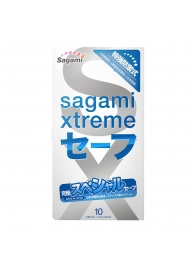 Презервативы Sagami Xtreme Ultrasafe с двойным количеством смазки - 10 шт. - Sagami - купить с доставкой в Майкопе