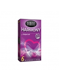 Презервативы с рёбрышками Domino Harmony - 6 шт. - Domino - купить с доставкой в Майкопе