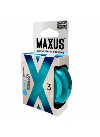 Презервативы Maxus G spot с двойной спиралью - 3 шт. - Maxus - купить с доставкой в Майкопе
