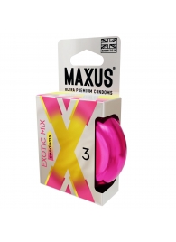 Ароматизированные презервативы Maxus Exotic Mix - 3 шт. - Maxus - купить с доставкой в Майкопе