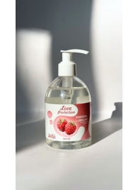 Лубрикант на водной основе Love Protection Raspberry с ароматом малины - 300 мл. - Lola Games - купить с доставкой в Майкопе