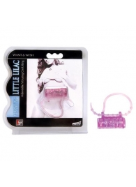 Эрекционное кольцо с вибратором LITTLE LILAC - Dream Toys - в Майкопе купить с доставкой