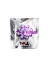 Мягкая фиолетовая гелевая насадка - Toyfa Basic - в Майкопе купить с доставкой