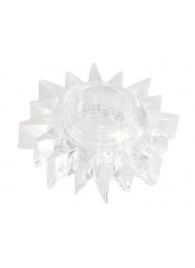 Прозрачное гелевое эрекционное кольцо-солнце - Toyfa Basic - в Майкопе купить с доставкой