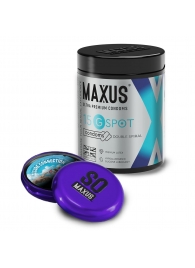 Гладкие презервативы Maxus G spot с двойной спиралью - 15 шт. - Maxus - купить с доставкой в Майкопе