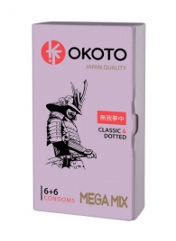 Презервативы OKOTO Mega Mix - 12 шт. - Sitabella - купить с доставкой в Майкопе