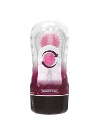 Прозрачный текстурированный мастурбатор Vacuum Cup Masturbator Black Hole - Baile - в Майкопе купить с доставкой