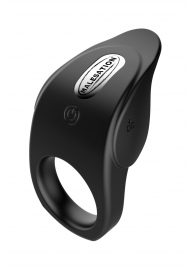 Черное эрекционное виброкольцо Vibro Lust Ring - MALESATION - в Майкопе купить с доставкой