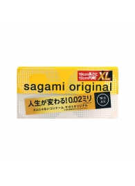 Презервативы увеличенного размера Sagami Original 0.02 XL-size - 12 шт. - Sagami - купить с доставкой в Майкопе