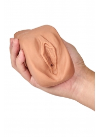 Маструбатор-вагина с вибрацией Soft   Wet Renata Realistic Tan Masturbator - Blush Novelties - в Майкопе купить с доставкой