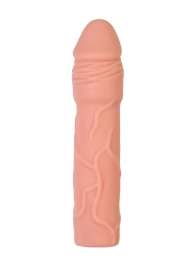 Телесная удлиняющая насадка с подхватом - 19 см. - ToyFa - в Майкопе купить с доставкой