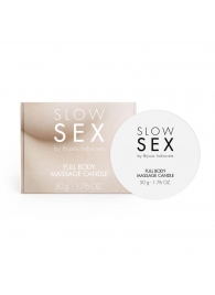 Массажная свеча для всего тела Slow Sex - 50 гр. - Bijoux Indiscrets - купить с доставкой в Майкопе