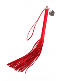 Красная кожаная плеть с петлёй - 50 см. - Pecado - купить с доставкой в Майкопе