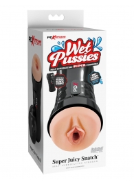 Мастурбатор-вагина в колбе Super Juicy Snatch - Pipedream - в Майкопе купить с доставкой