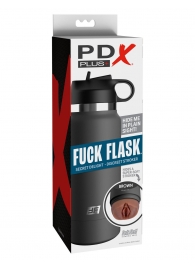 Смуглый мастурбатор-вагина в корпусе-бутылке F*ck Flask - Pipedream - в Майкопе купить с доставкой