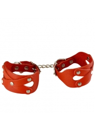 Красные наручники «Цезарь» - Sitabella - купить с доставкой в Майкопе