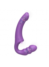 Фиолетовый безремневой страпон Straples Strap-On Dildo - Erokay - купить с доставкой в Майкопе