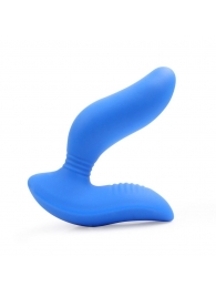 Синий вибромассажер простаты 3,5’’ Curve P-spot Massager - 12 см. - Erokay - в Майкопе купить с доставкой