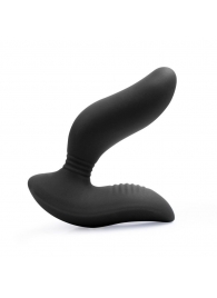 Черный вибромассажер простаты 3,5’’ Curve P-spot Massager - 12 см. - Erokay - в Майкопе купить с доставкой
