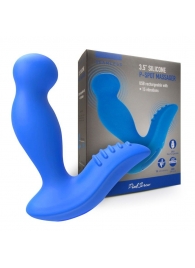 Синий вибромассажер простаты 3,5’’ P-spot Massager - 12,5 см. - Erokay - в Майкопе купить с доставкой