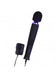 Черный жезловый вибромассажёр Merci Power Wand - Doc Johnson