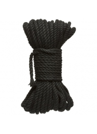 Черная верёвка для связывания и фиксации Bind Tie - 15,24 м. - Doc Johnson - купить с доставкой в Майкопе