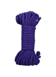 Фиолетовая верёвка для связывания и фиксации Bind Tie - 9,14 м. - Doc Johnson - купить с доставкой в Майкопе