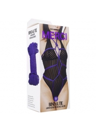 Фиолетовая верёвка для связывания и фиксации Bind Tie - 15,24 м. - Doc Johnson - купить с доставкой в Майкопе