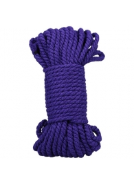 Фиолетовая верёвка для связывания и фиксации Bind Tie - 15,24 м. - Doc Johnson - купить с доставкой в Майкопе