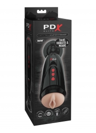 Мастурбатор-вагина с вибрацией Dirty Talk Starter Stroker - Pipedream - в Майкопе купить с доставкой