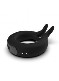 Черное эрекционное кольцо Marry Me Rechargeable Vibrating Cockring - Adrien Lastic - в Майкопе купить с доставкой