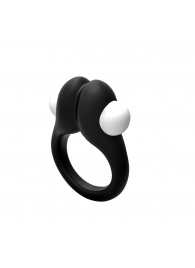 Черное эрекционное кольцо Zippy Vibrating Ring With Bullet - Adrien Lastic - в Майкопе купить с доставкой