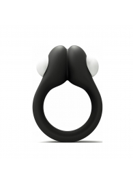 Черное эрекционное кольцо Zippy Vibrating Ring With Bullet - Adrien Lastic - в Майкопе купить с доставкой