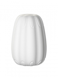 Белый мастурбатор-яйцо Bisedze - LoveStore - в Майкопе купить с доставкой