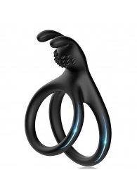 Черное эрекционное кольцо с подхватом мошонки - Boys of Toys - в Майкопе купить с доставкой