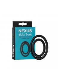 Черное двойное эрекционное кольцо Nexus Enduro Double - Nexus Range - в Майкопе купить с доставкой