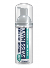 Очищающая пенка для игрушек и тела Toy   Body Cleaner Foamer - 47 мл. - Swiss navy - купить с доставкой в Майкопе