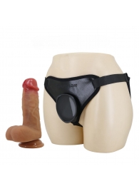 Страпон с универсальным поясом Fogg - 17,5 см. - Baile - купить с доставкой в Майкопе